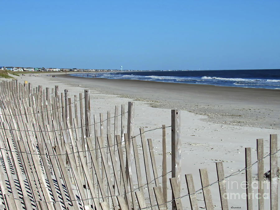 The Beach at Holden Beach North Carolina by Roberta Byram The Beach at Holden Beach North Carolina by Roberta Byram
