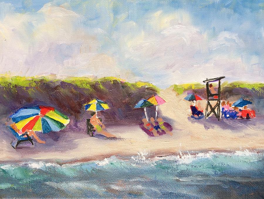 The Beach Life Painting by Barbara Hageman