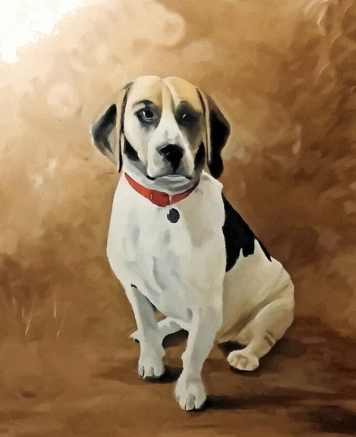 Nature Painting - The Beagle by Abbie Shores