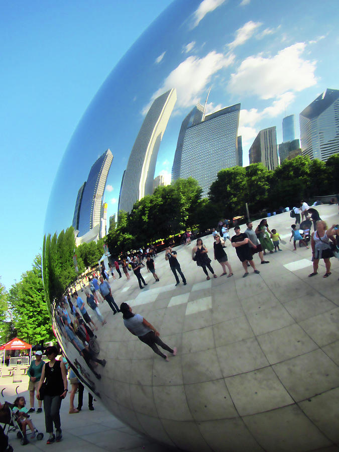 The Bean Cloud Chicago Photograph by Marilyn Hunt