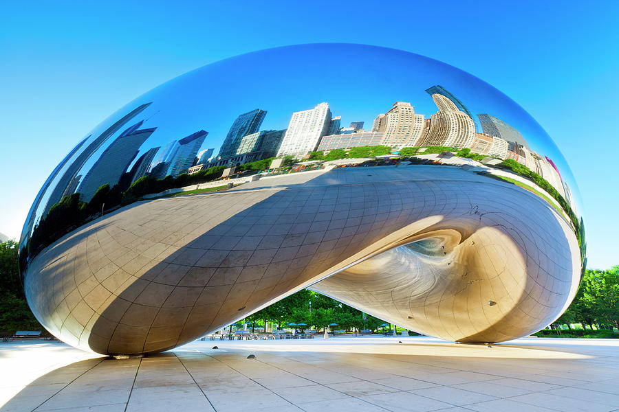 The Bean In Chicago Digital Art by Mackie Tom
