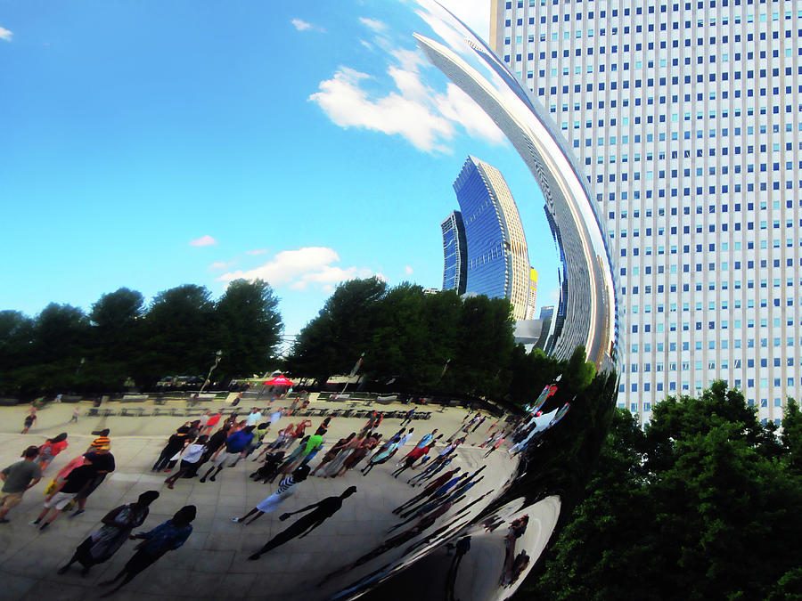 The Bean in Chicago Photograph by Marilyn Hunt