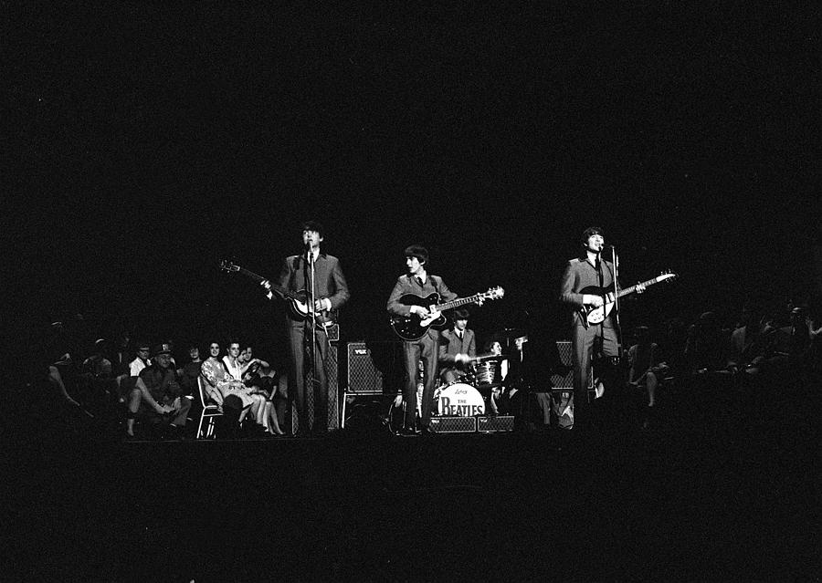 The Beatles 1964 Us Tour. British Pop Photograph by Popperfoto