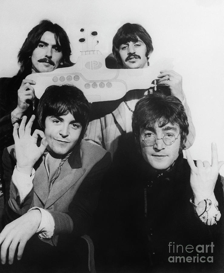 The Beatles Announcing Production Photograph by Bettmann