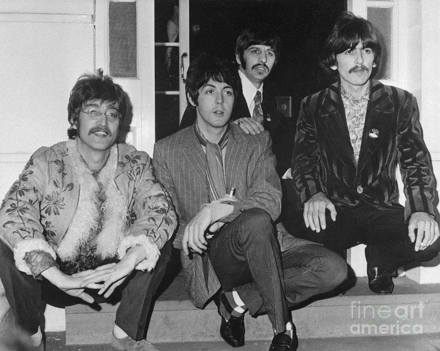 The Beatles At Brian Epsteins Home Photograph by Bettmann