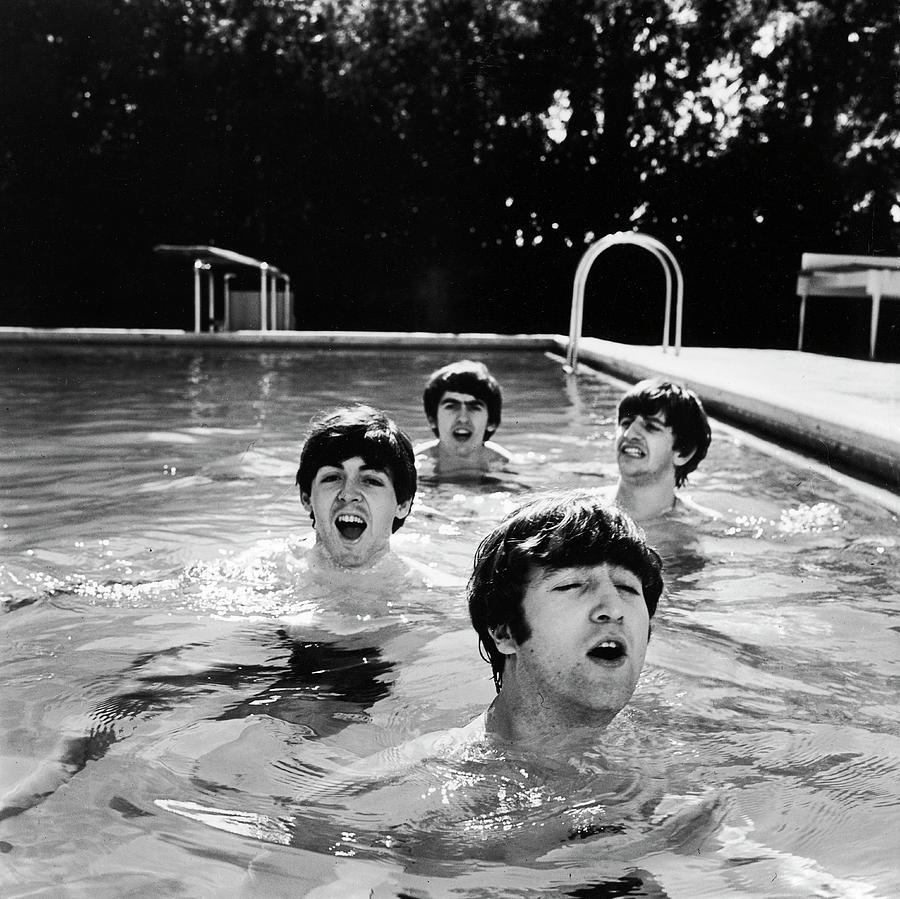 Paul Mccartney Photograph - The Beatles by John Loengard