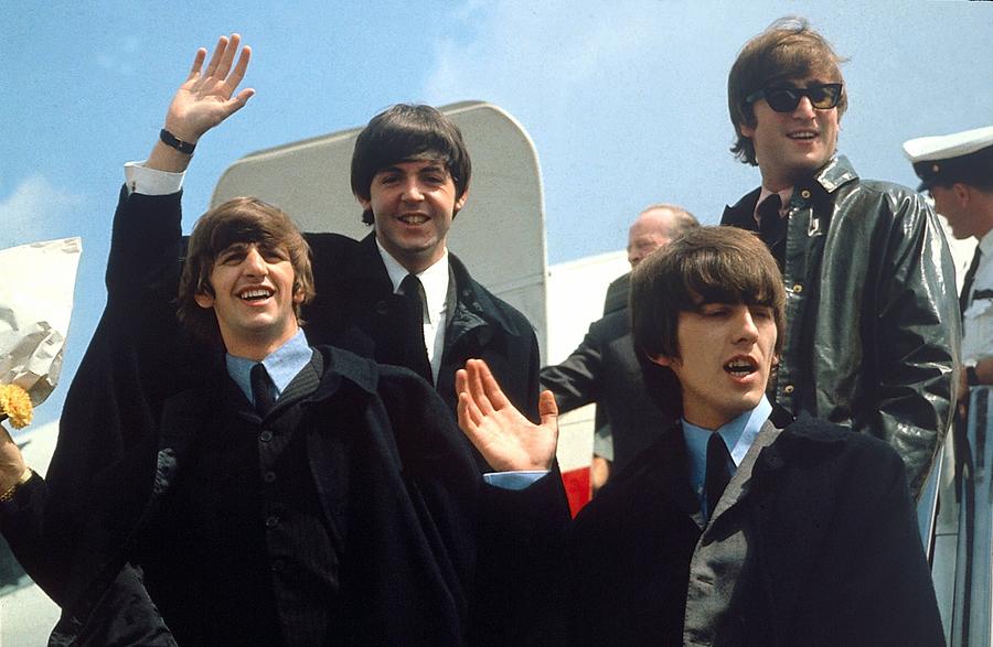 The Beatles Taking Off To The United Photograph by Keystone-france