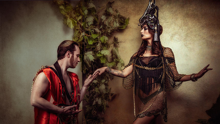 The Beautiful And Dangerous Medusa Meets Perseus. Photograph by Ineke Mighorst
