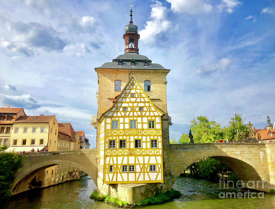 The beautiful Bavarian town of Bamberg on a gorgeous summers day. Photograph by Gunther Allen