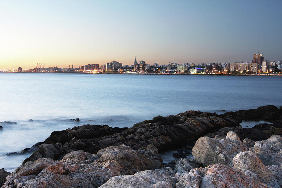 The Beautiful Coastline Of Montevideo Photograph by Lucop