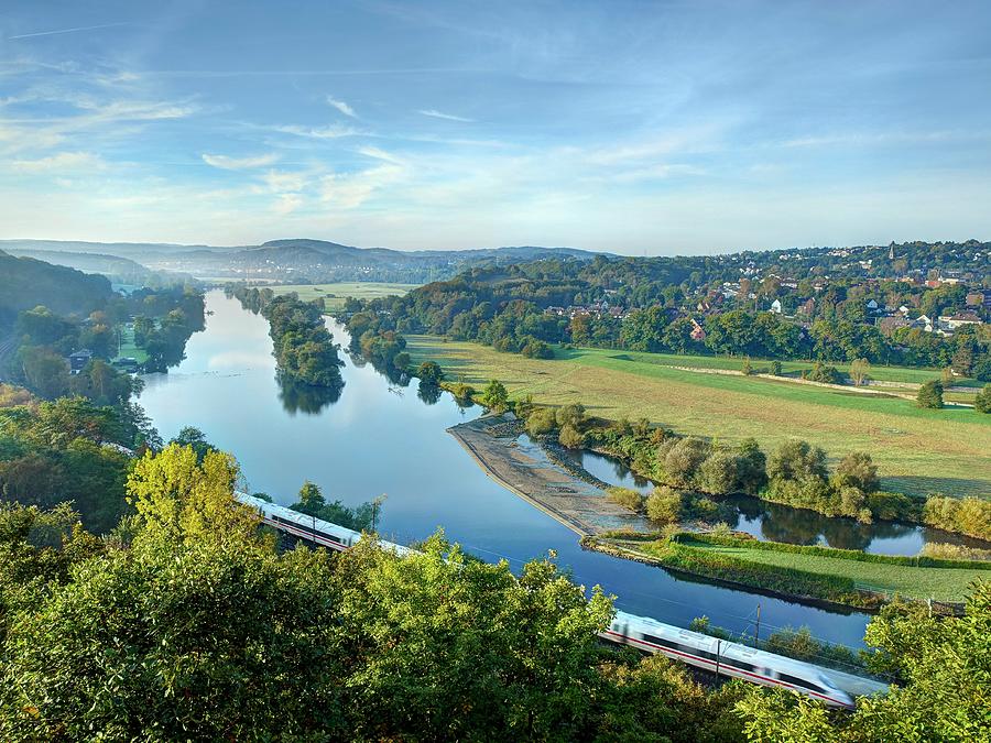 The Beautiful Ruhr Valley Near Witten In North Rhine Westphalia Photograph by Jalag / Klaus Bossemeyer