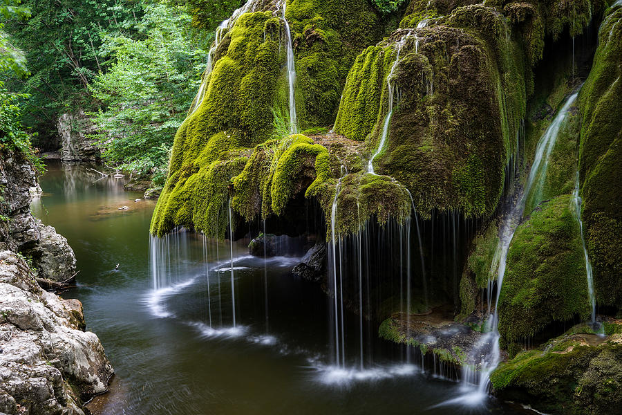 The Beautiful Waterfall Of Bigar In Romania Photograph