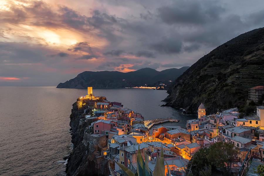 The beauty of Cinque Terre - Vernazza Photograph by Torsten Funke