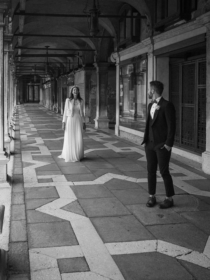 Wedding Photograph - The Beginning by Bettina Arens-kardell