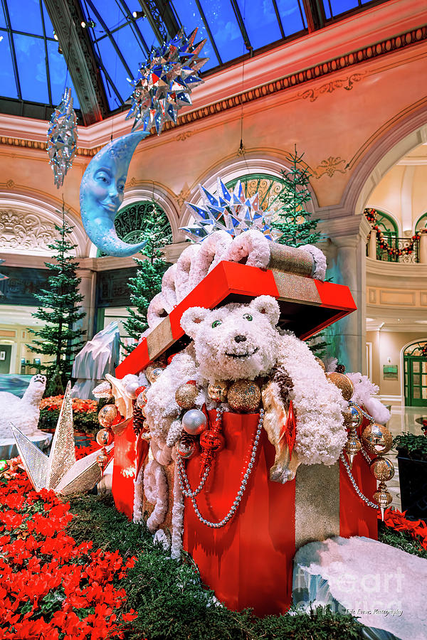 The Bellagio Polar Bear Christmas Decorations 2018 Photograph by Aloha Art