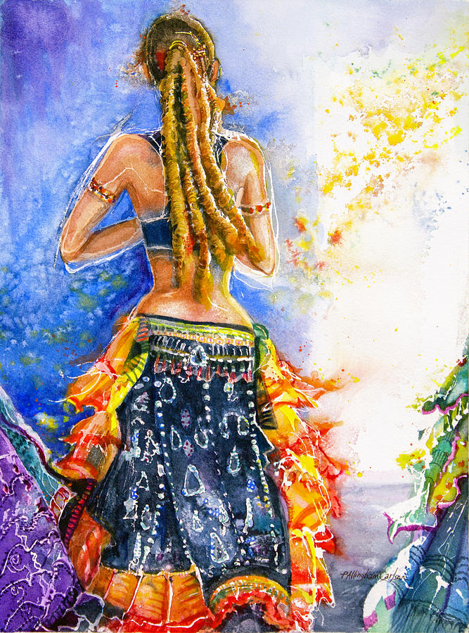 The Belly Dancer Painting by Patricia Allingham Carlson - Pixels