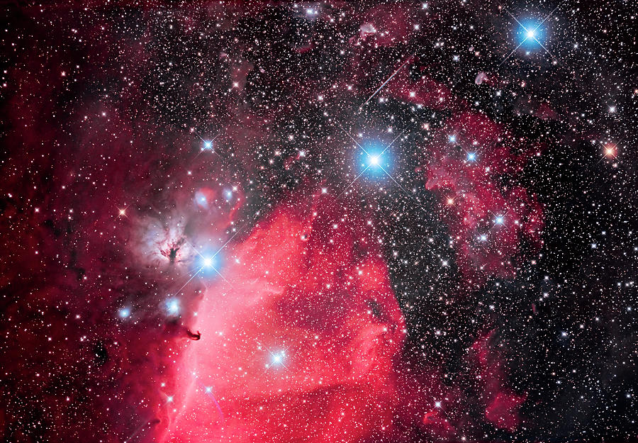 The Belt Of Orion And The Horsehead Photograph by Alan Dyer