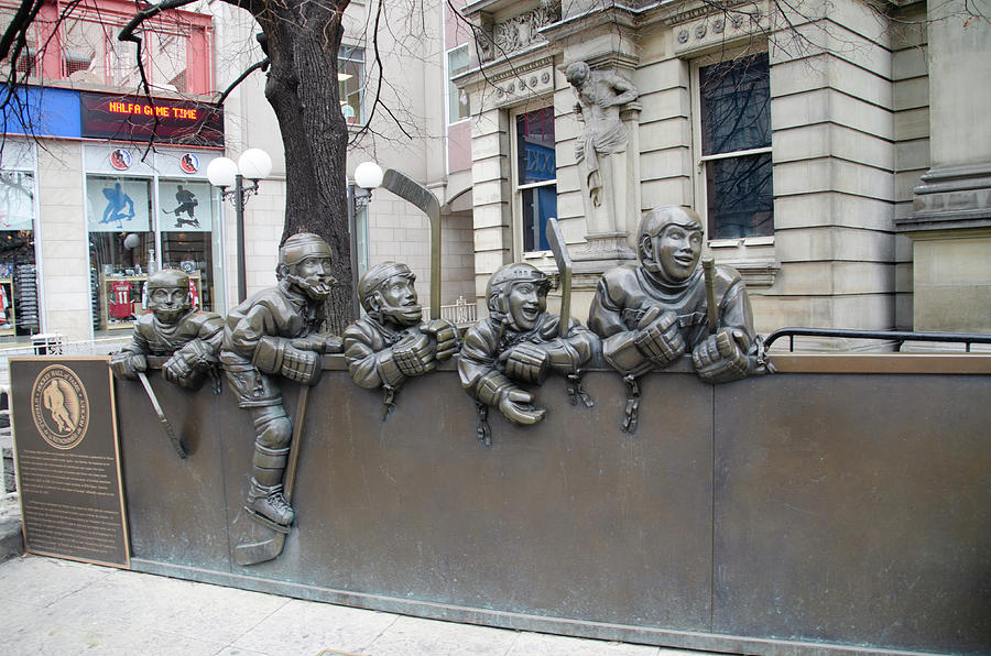 The Bench - National Hockey Hall of Fame - Toronto Canada Photograph by Bill Cannon