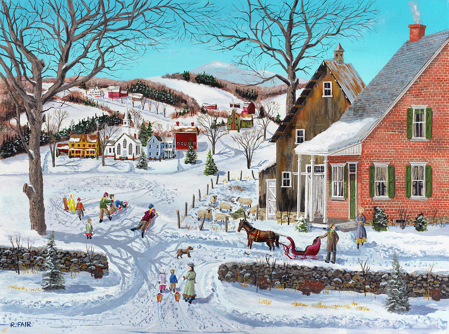 The Best Hill Ever Painting by Bob Fair - Fine Art America