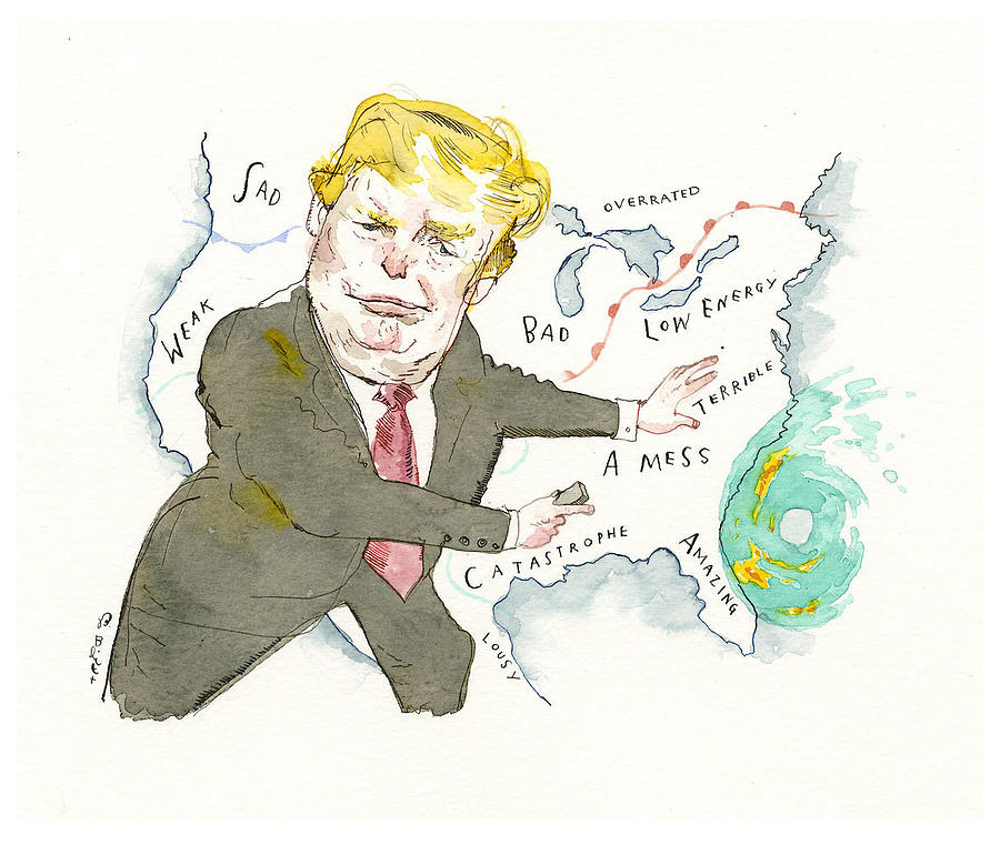The Best Weather Map Painting by Barry Blitt