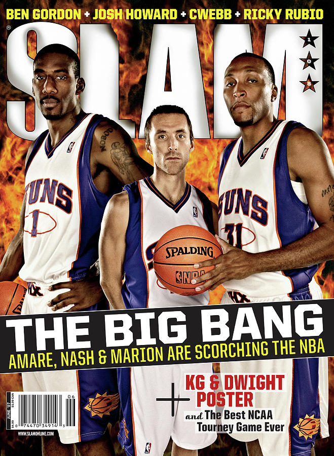 The Big Bang: Amare, Nash & Marion are scorching the NBA SLAM Cover Photograph by Getty Images