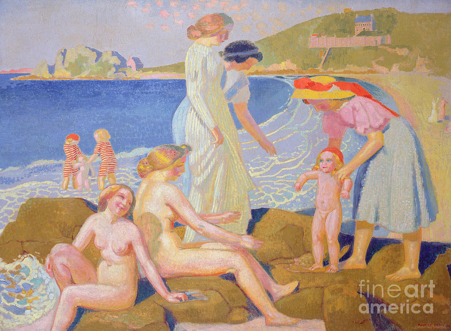 The Big Beach, 1912  Painting by Maurice Denis