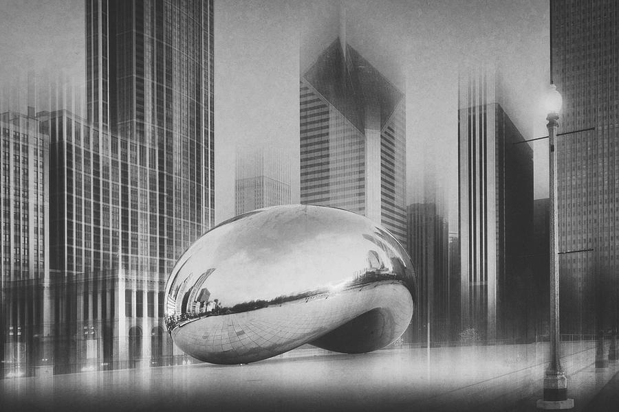 Chicago Photograph - The \big Bean\ by Roswitha Schleicher-schwarz