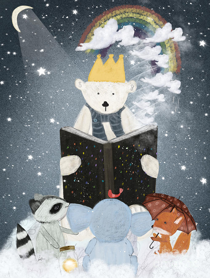 Childrens Painting - The Big Book Of Clouds by Bri Buckley