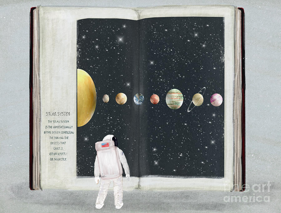 The Big Book Of Stars Painting by Bri Buckley