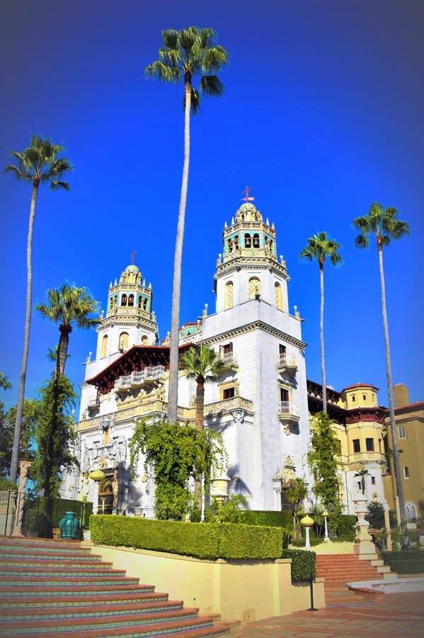 The Big House at Hearst Castle Vintage Look Photograph by Floyd Snyder