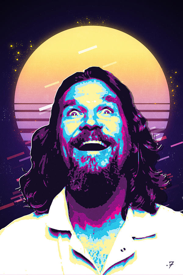 The Big Lebowski Revisited - The Dude No. 4 Digital Art by Serge Averbukh