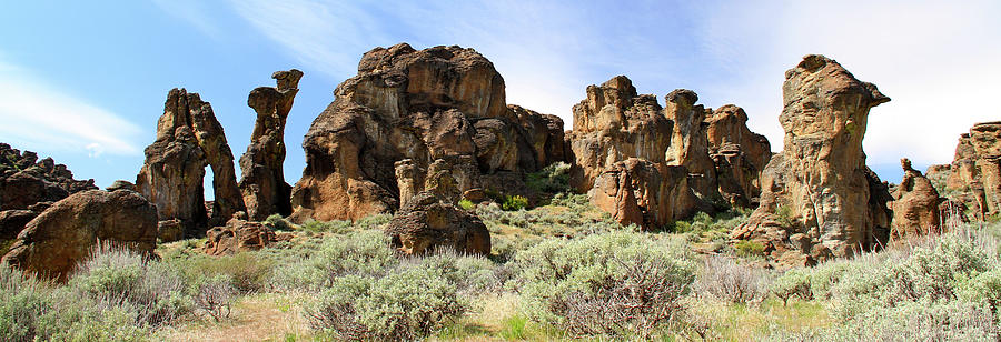 Arches Hoodoos and Castles  Photograph by Ed Riche
