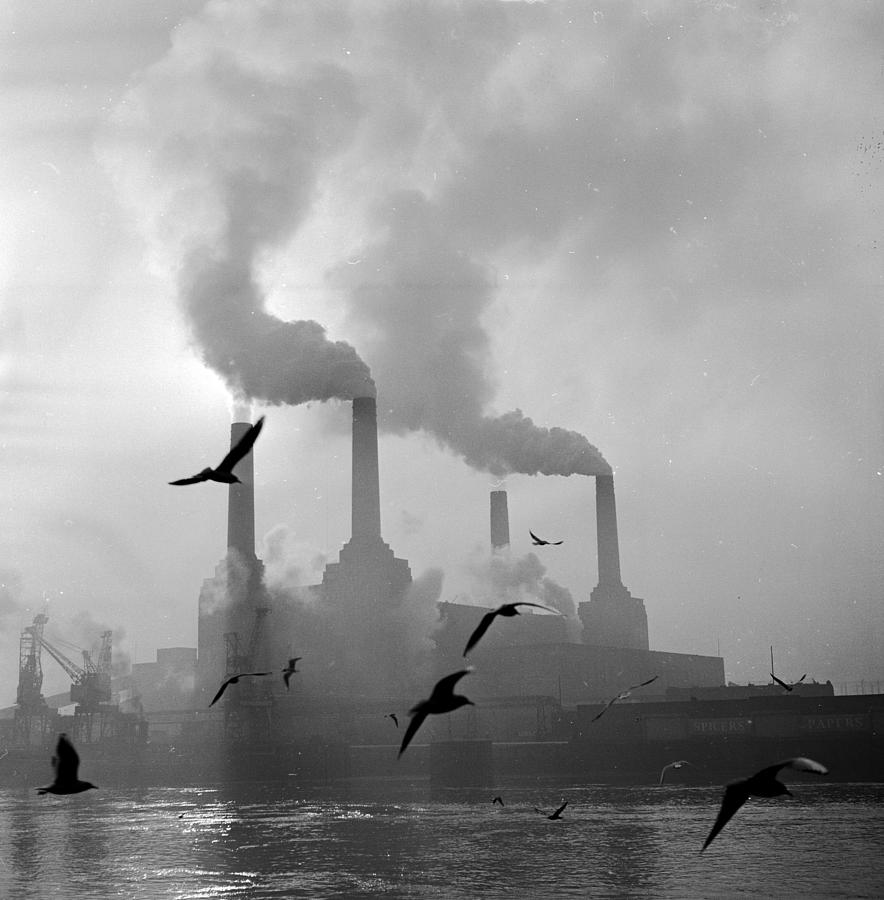 The Big Smoke Photograph by Central Press The Big Smoke Photograph by Central Press