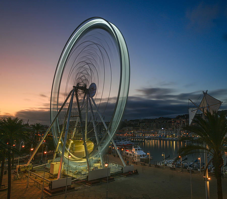 The Big Wheel Photograph by Alfredo Bruzzone