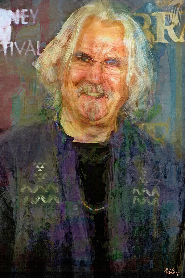 The Big Yin, Billy Connolly Mixed Media by Mal Bray