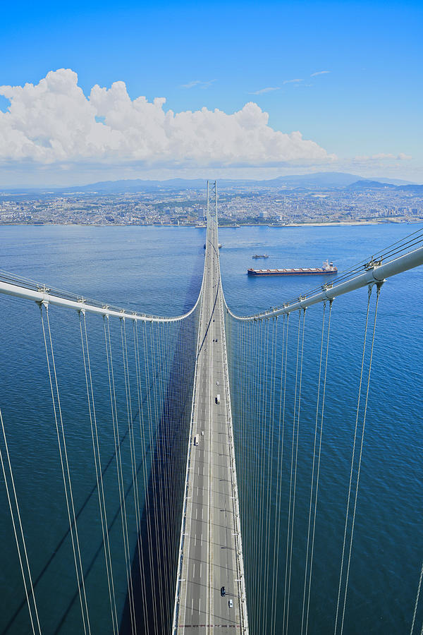 The Biggest Bridge And A Big Tanker Photograph By Hitoshi Yamada Fine Art America