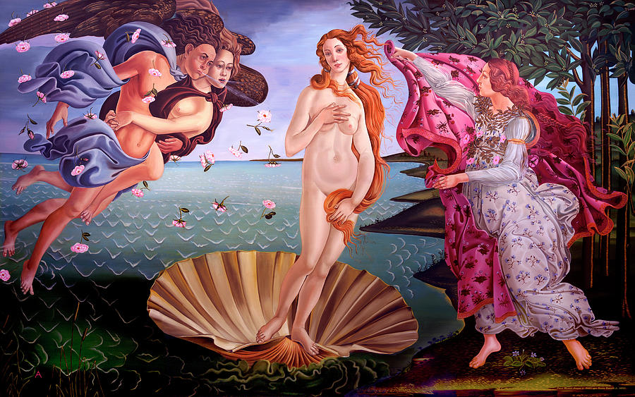 The Birth of Venus Painting by David Arrigoni