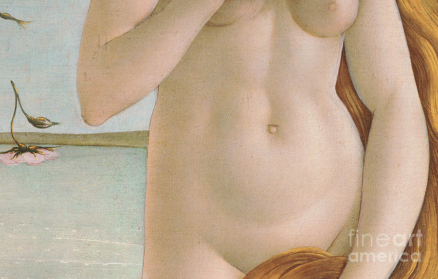 The Birth Of Venus Detail Tempera On Canvas Painting By Sandro