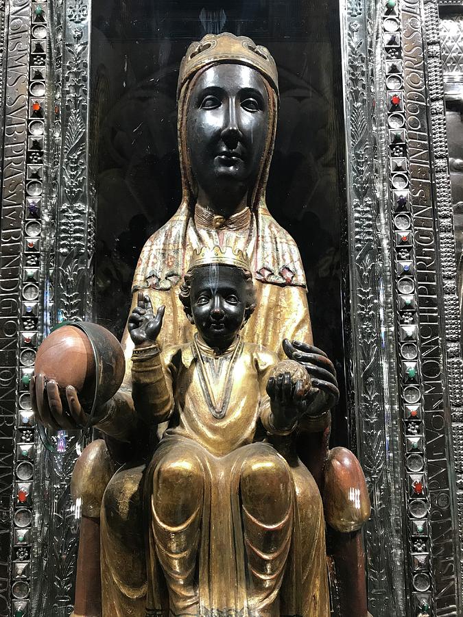 The Black Madonna of Montserrat Photograph by Cindy Bale Tanner