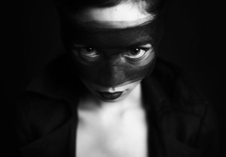 The Black Mask Photograph by Hari Sulistiawan