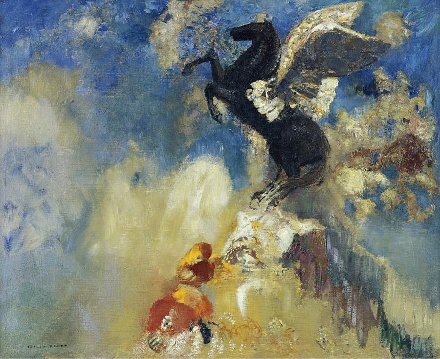 The Black Pegasus, 1909-10 Painting