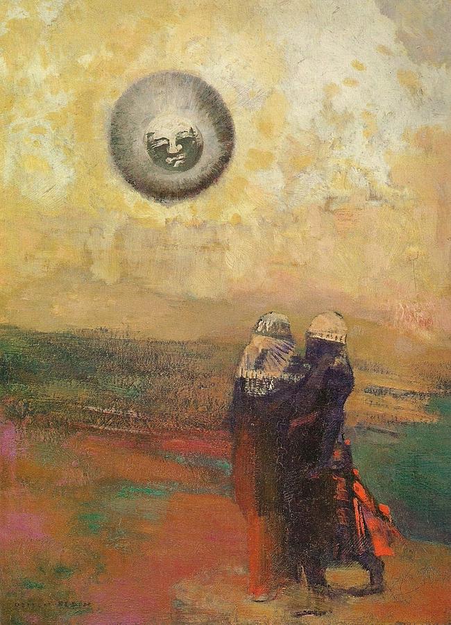 The Black Sun, 1900 Painting