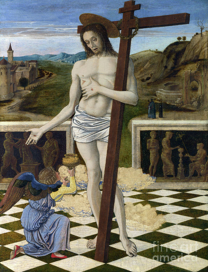 The Blood of the Redeemer Painting by Giovanni Bellini