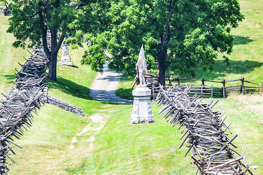 The Bloody Lane at Antietam National Park Photograph by William E ...