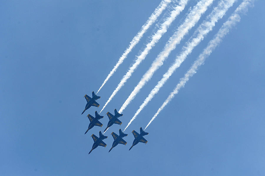 The Blue Angels Navys Precision Flight Photograph by The Washington Post