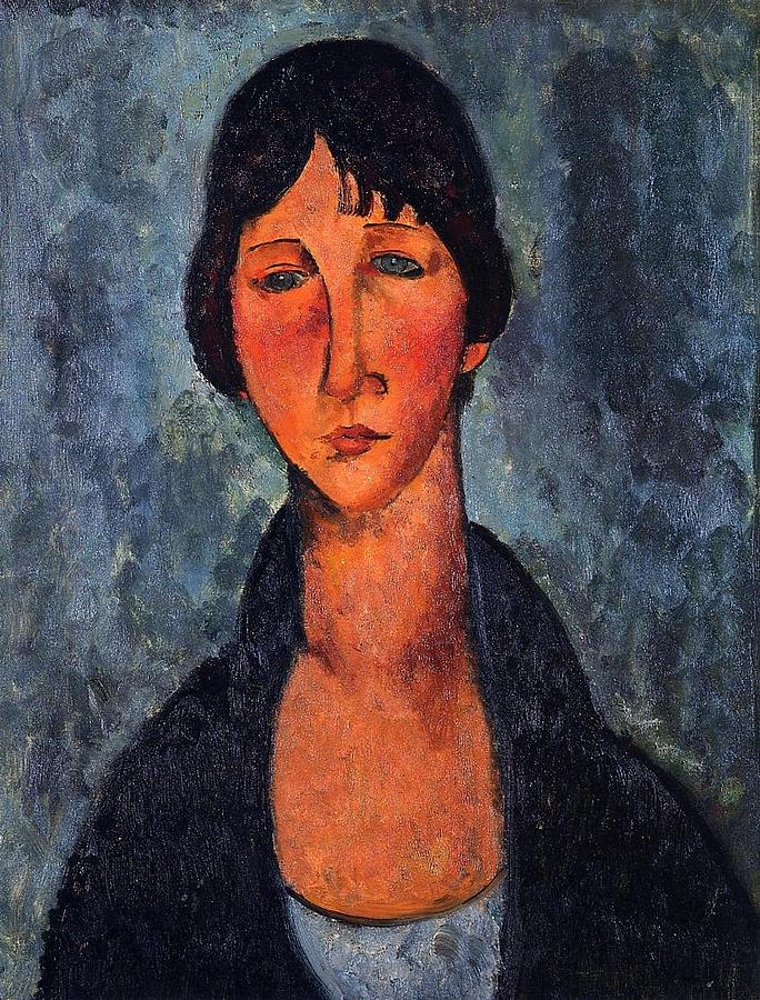 The Blue Blouse - 1917 Painting