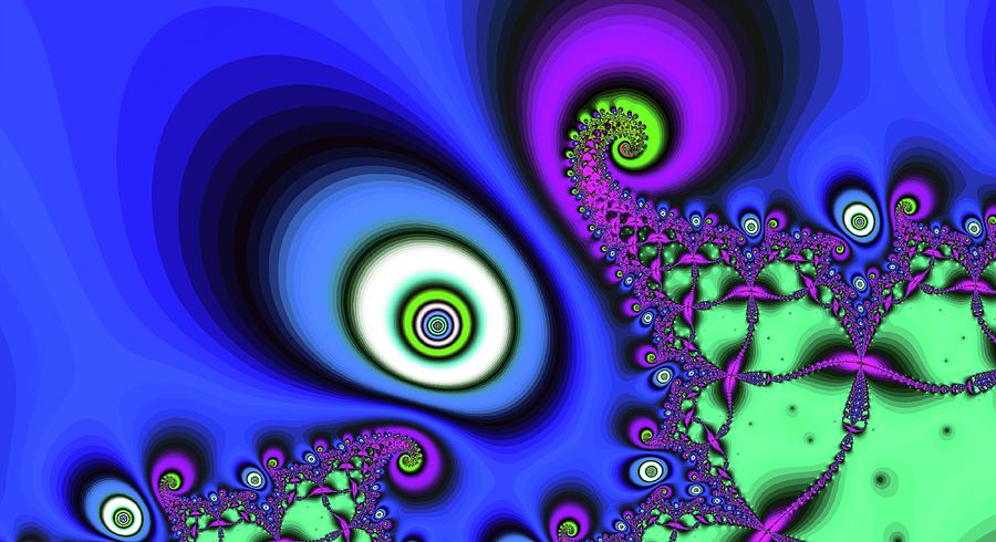 The Blue Eye of the Magician Digital Art by Don Northup