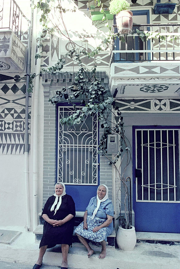 The Blue Greece In Chios , Greece - Photograph by Francois Le Diascorn