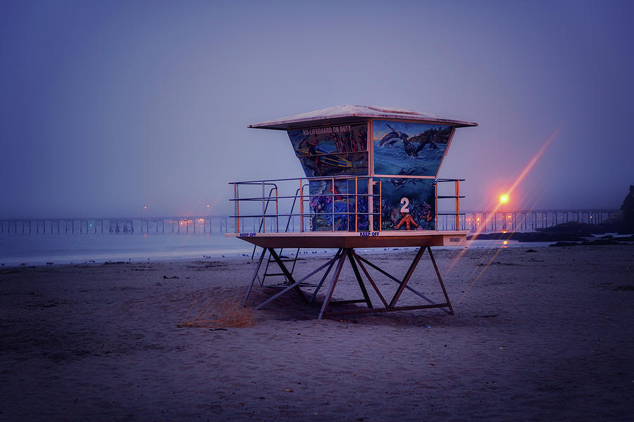 The Blue Hour at Avila Beach Photograph by Marnie Patchett