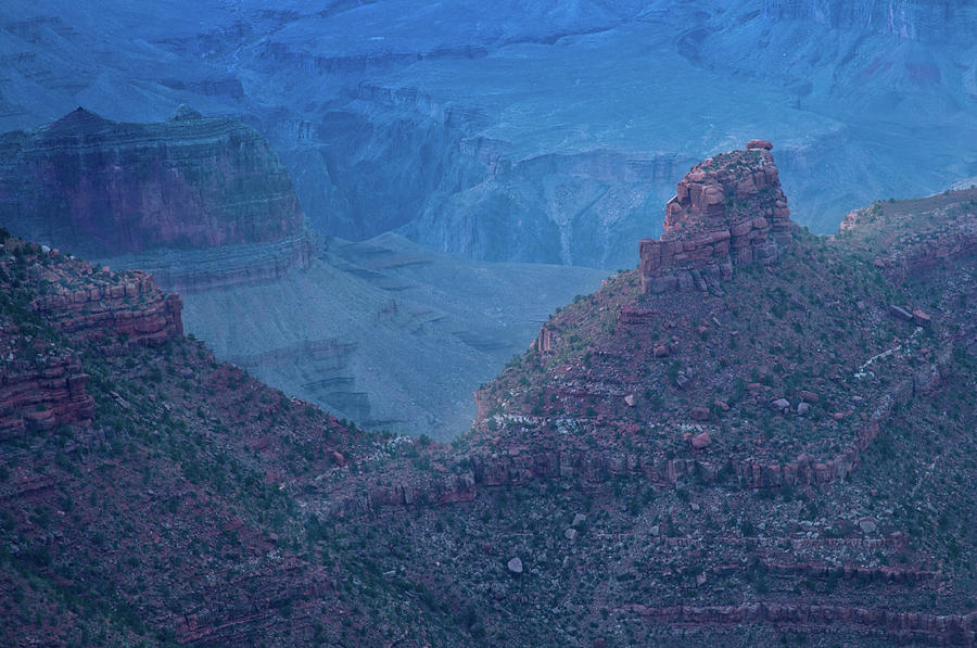 The blue hour at the canyon land Photograph by Angelito De Jesus